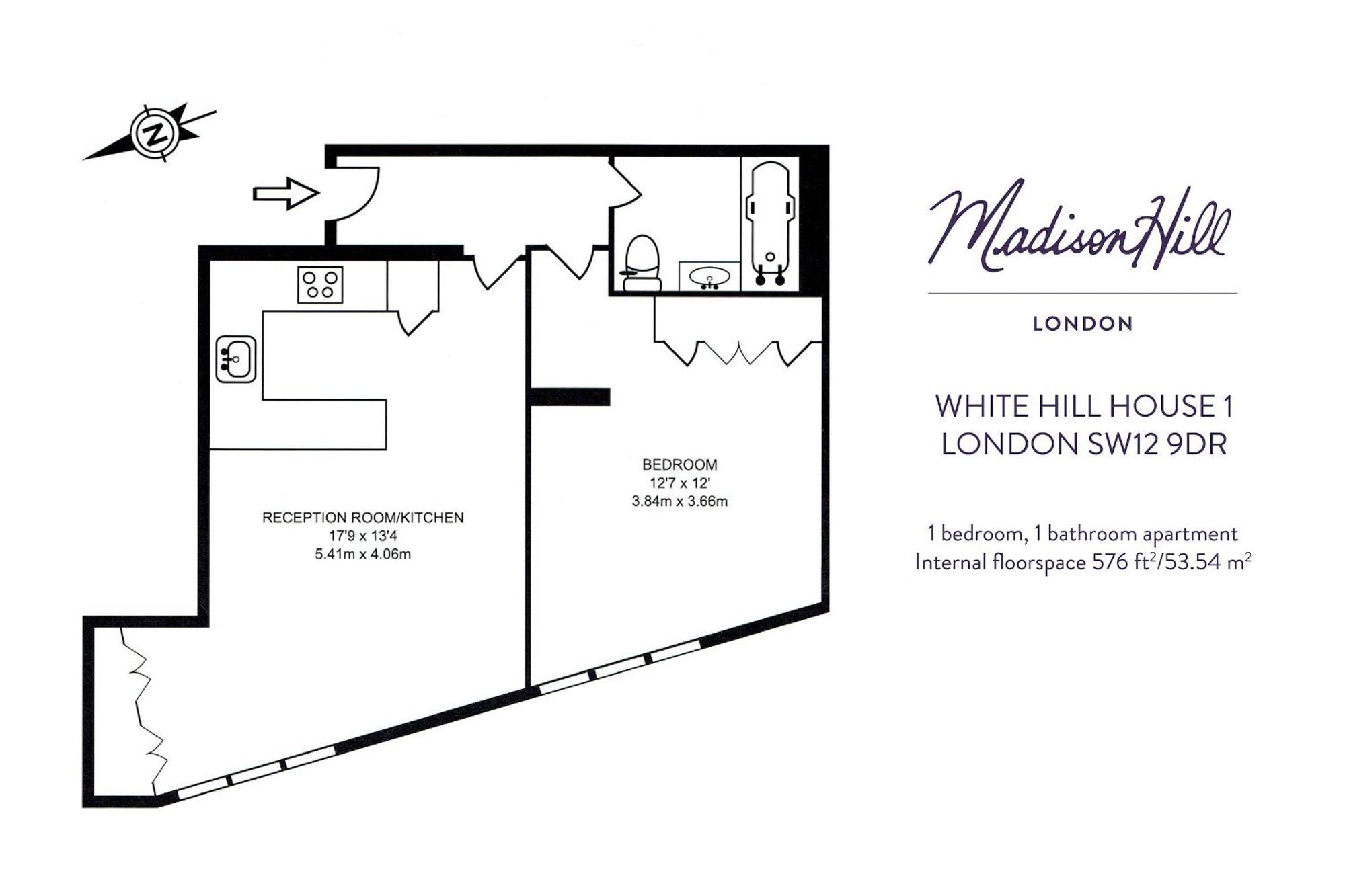 Madison Hill - White Hill House 1 - 1 Bedroom Flat Лондон Экстерьер фото